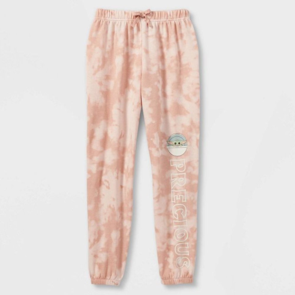 NWT Girls' Plus XXL Star Wars: The Mandalorian Child Dreamy Fleece Jogger Pants